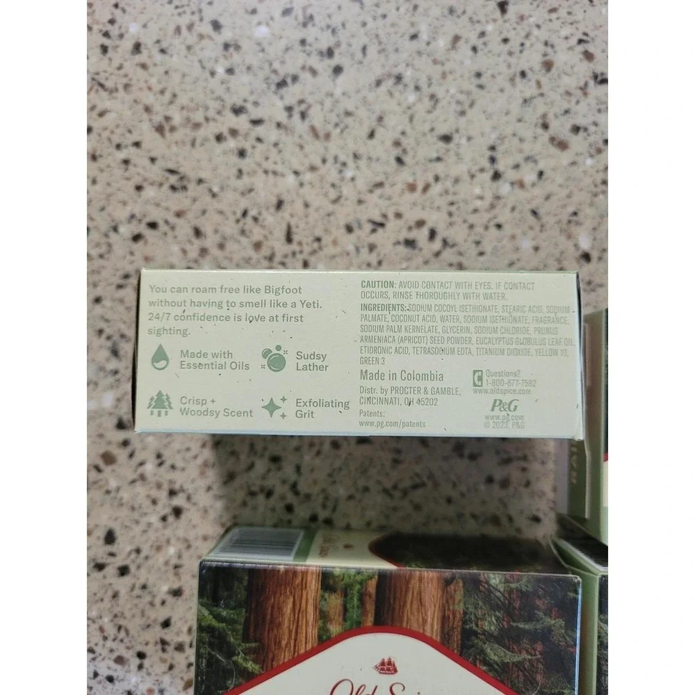 4 Old Spice Off The Grid Sandalwood & Aloe Vera Bar Soap 5oz Each Discontinued